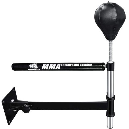 Adjustable Wall Mounted Boxing Spinning Bar – Rapid Reflex Punching Target for Fitness Training