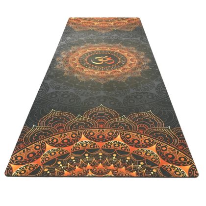 Dark Printing Yoga Fitness Mat – Suede Rubber Non-Slip – Health and Fitness – Factory Outlet – Beautiful Design – Russian Style Yoga Mat