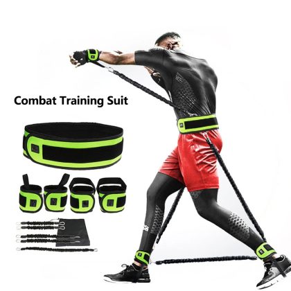 Professional Fighting Training Resistance Belt – Men & Women Elastic Fitness Bands